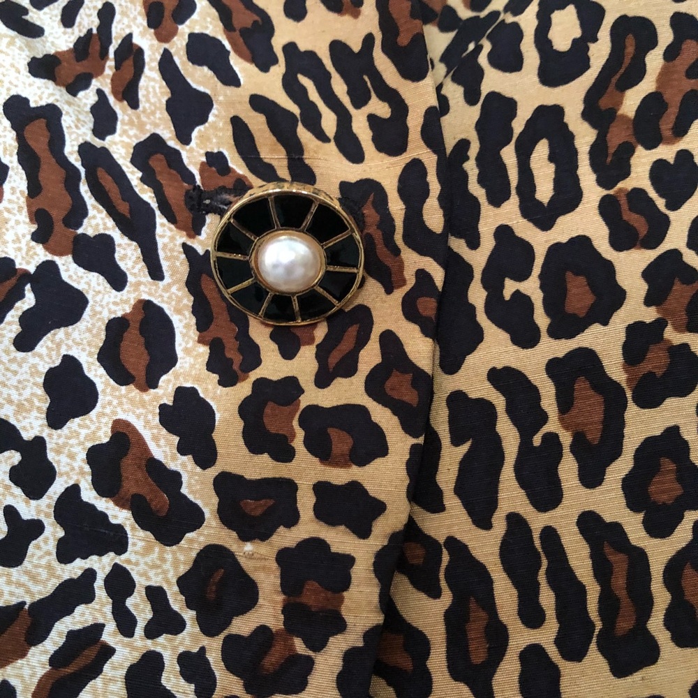 Patrick Christopher Leopard Print Blazer - image 2